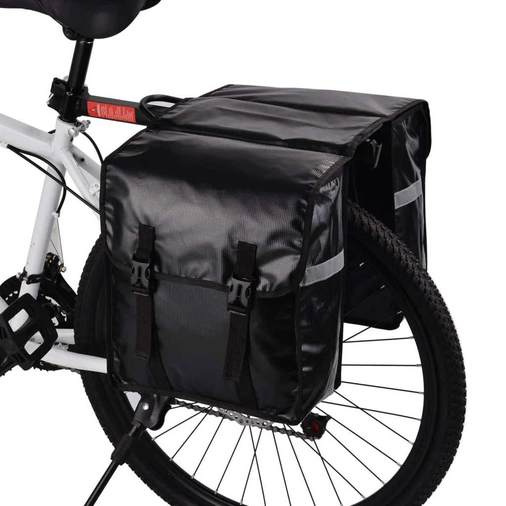 Top 10 mejores accesorios de transporte para ciclismo urbano (2025) 2 Alforja trasera para bici Wildken de 30 litros